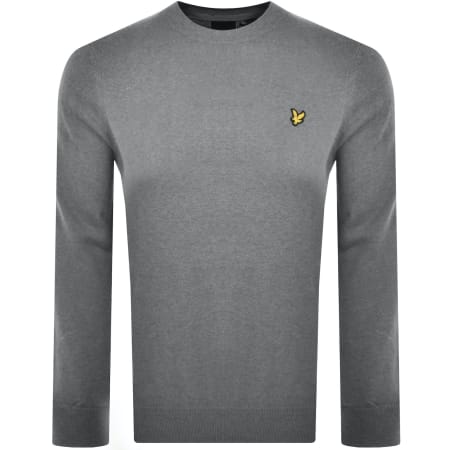 Lyle and scott grey jumper sales